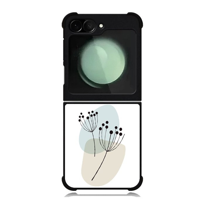 Floral Line Art FZ1483 Samsung Galaxy Z Flip 6 2024 5G Case
