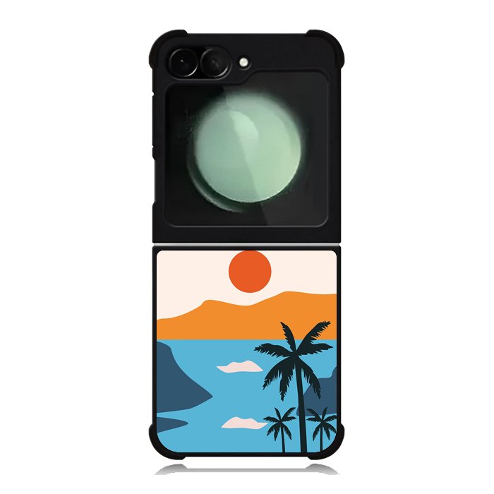 Sunset On Beach FZ1524 Samsung Galaxy Z Flip 6 2024 5G Case