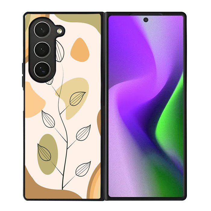Floral Minimalist FZ1544 Samsung Galaxy Z Fold 6 2024 5G Case