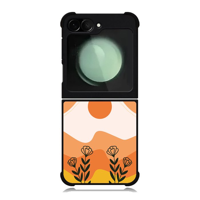 Floral Minimalist FZ1556 Samsung Galaxy Z Flip 6 2024 5G Case