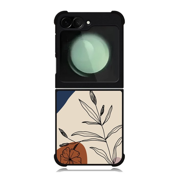 Floral Minimalist FZ1590 Samsung Galaxy Z Flip 6 2024 5G Case