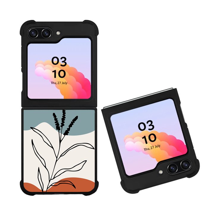 Floral Minimalist FZ1592 Samsung Galaxy Z Flip 5 2023 5G Case