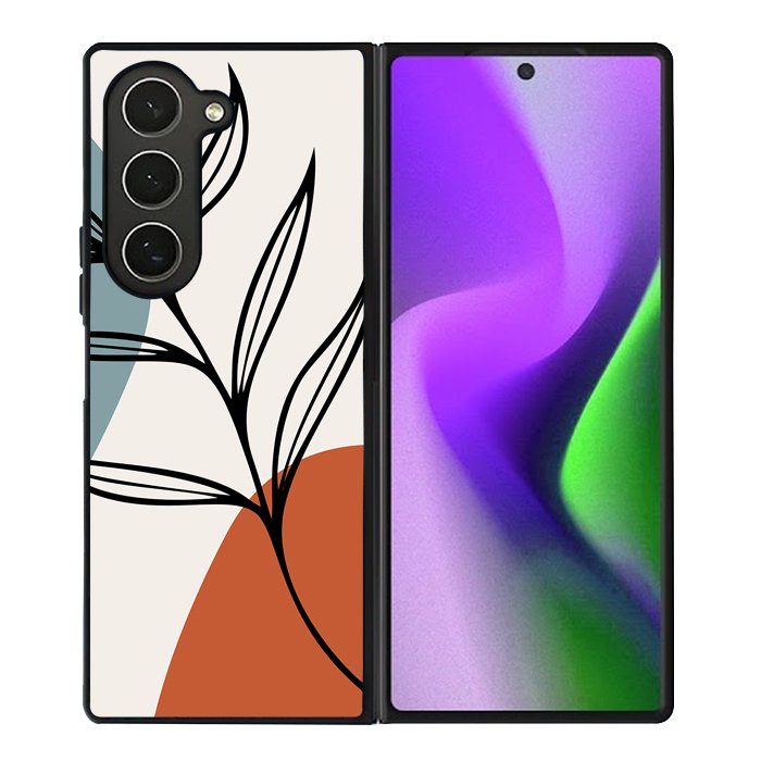 Floral Minimalist FZ1594 Samsung Galaxy Z Fold 6 2024 5G Case
