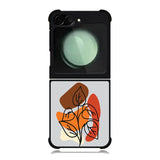 Floral Minimalist FZ1604 Samsung Galaxy Z Flip 6 2024 5G Case