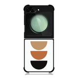 Circles Abstract FZ1619 Samsung Galaxy Z Flip 6 2024 5G Case