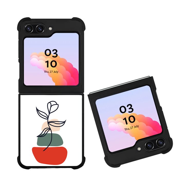 Floral Minimalist FZ1661 Samsung Galaxy Z Flip 5 2023 5G Case