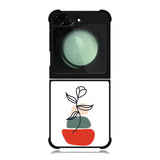 Floral Minimalist FZ1661 Samsung Galaxy Z Flip 6 2024 5G Case