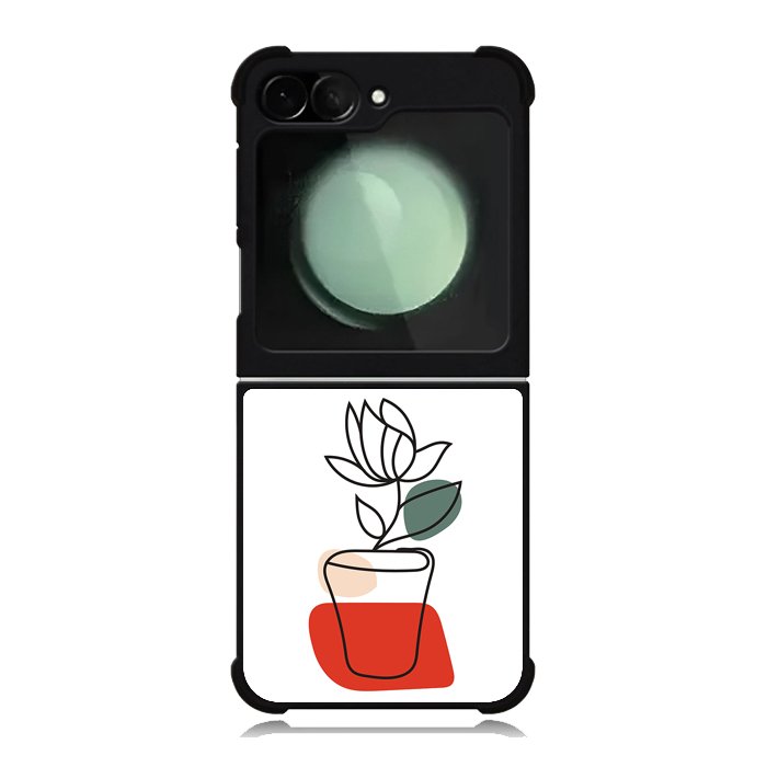 Floral Minimalist FZ1662 Samsung Galaxy Z Flip 6 2024 5G Case