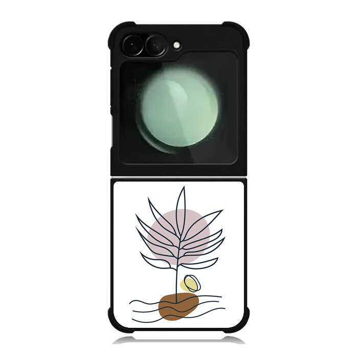 Floral Minimalist FZ1665 Samsung Galaxy Z Flip 6 2024 5G Case