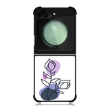 Floral Minimalist FZ1666 Samsung Galaxy Z Flip 6 2024 5G Case
