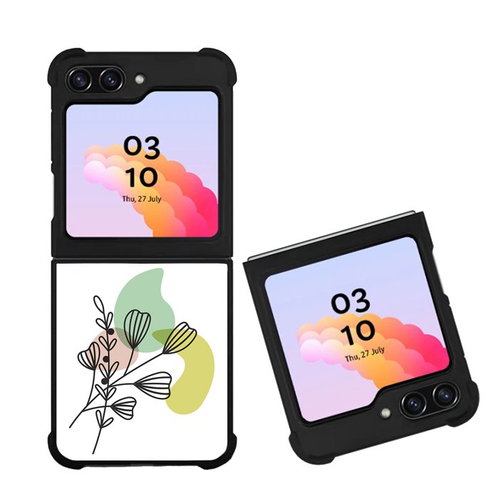 Floral Minimalist FZ1680 Samsung Galaxy Z Flip 5 2023 5G Case