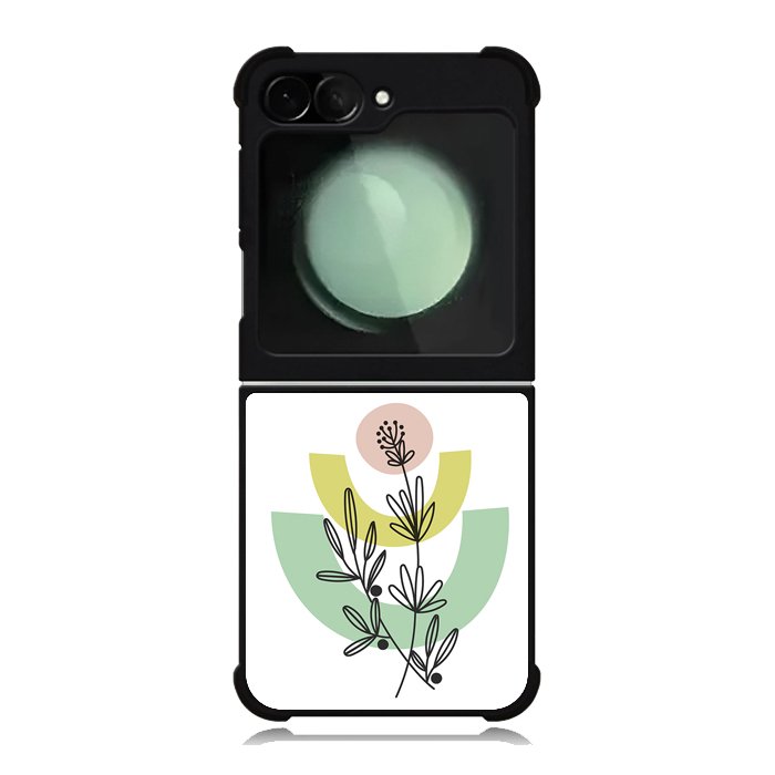 Floral Minimalist FZ1682 Samsung Galaxy Z Flip 6 2024 5G Case