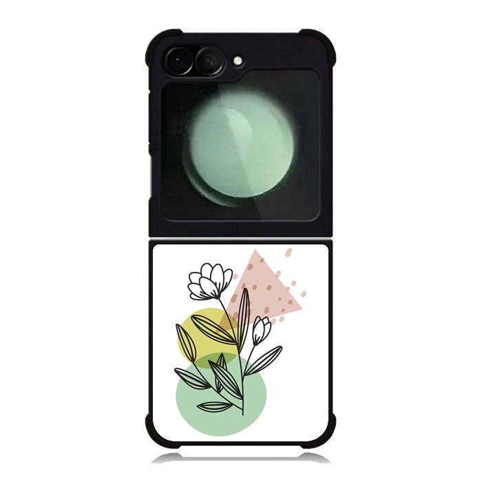 Floral Minimalist FZ1689 Samsung Galaxy Z Flip 6 2024 5G Case