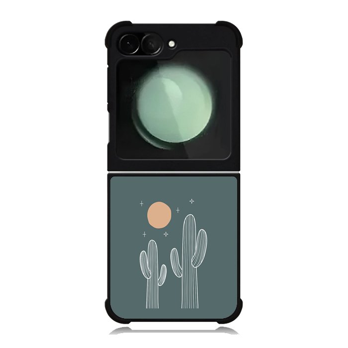 cactus minimalist FZ1696 Samsung Galaxy Z Flip 6 2024 5G Case