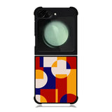 Abstract Bauhaus geometric FZ1714 Samsung Galaxy Z Flip 6 2024 5G Case