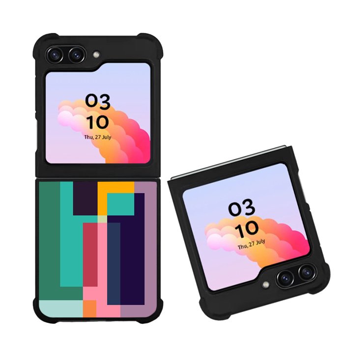 Abstract Bauhaus geometric FZ1719 Samsung Galaxy Z Flip 5 2023 5G Case
