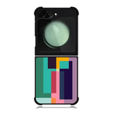 Abstract Bauhaus geometric FZ1719 Samsung Galaxy Z Flip 6 2024 5G Case