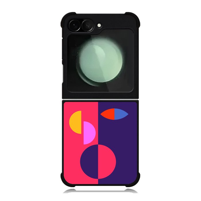 Abstract Bauhaus geometric FZ1723 Samsung Galaxy Z Flip 6 2024 5G Case