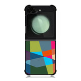 Abstract Bauhaus geometric FZ1725 Samsung Galaxy Z Flip 6 2024 5G Case