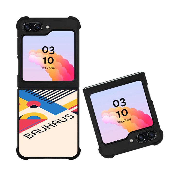 Abstract Bauhaus geometric FZ1744 Samsung Galaxy Z Flip 5 2023 5G Case