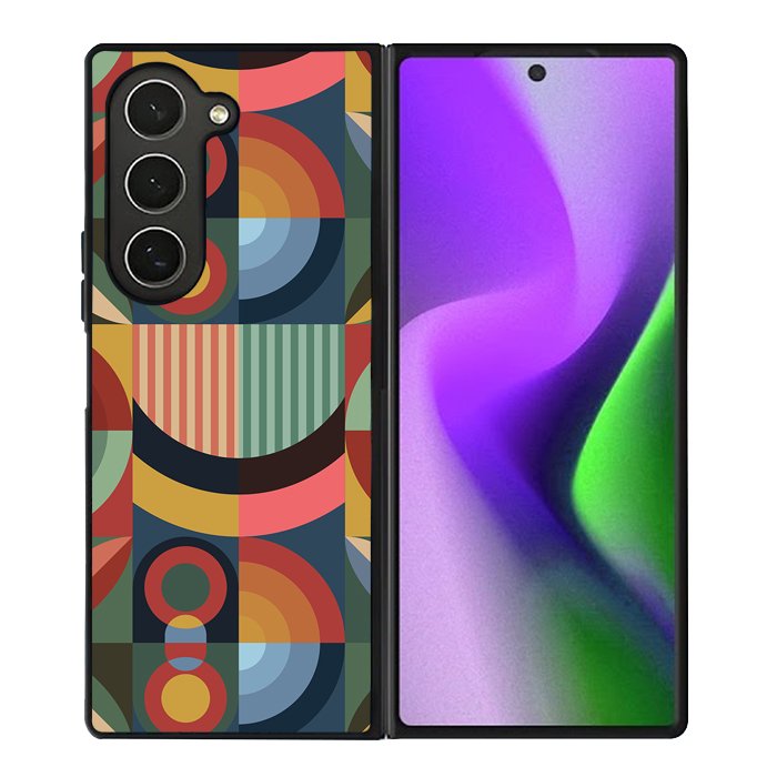 Abstract geometric FZ1750 Samsung Galaxy Z Fold 6 2024 5G Case