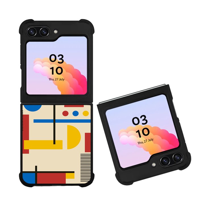 Abstract Bauhaus geometric FZ1764 Samsung Galaxy Z Flip 5 2023 5G Case