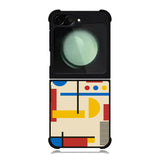 Abstract Bauhaus geometric FZ1764 Samsung Galaxy Z Flip 6 2024 5G Case
