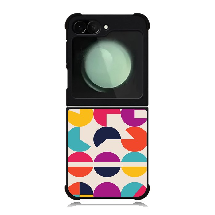 Abstract Bauhaus geometric FZ1791 Samsung Galaxy Z Flip 6 2024 5G Case