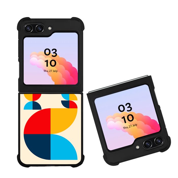 Abstract Bauhaus geometric FZ1795 Samsung Galaxy Z Flip 5 2023 5G Case