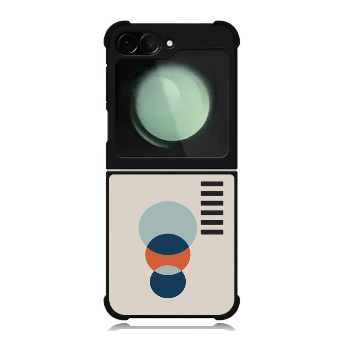 Abstract Bauhaus geometric FZ1830 Samsung Galaxy Z Flip 6 2024 5G Case