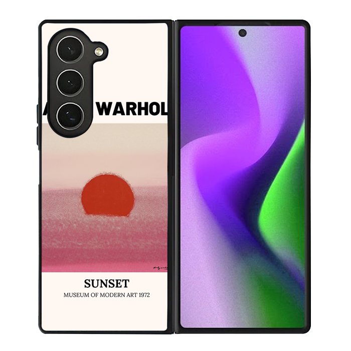 Andy Warhol Sunset Red FZ4125 Samsung Galaxy Z Fold 6 2024 5G Case