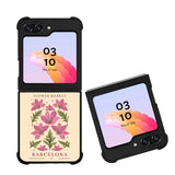 Flowers Market Barcelona FZ4185 Samsung Galaxy Z Flip 5 2023 5G Case