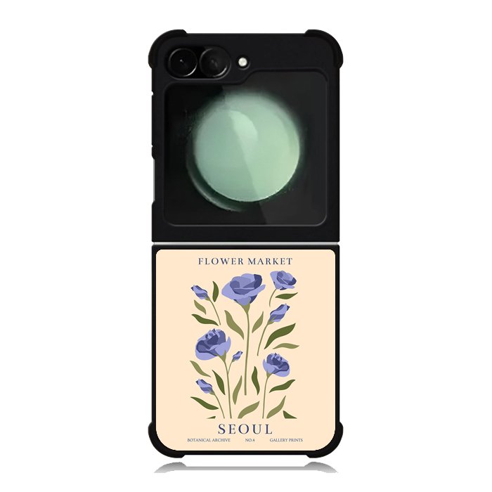 Flowers Market Seoul FZ4187 Samsung Galaxy Z Flip 6 2024 5G Case