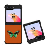 Green Birdwing Butterfly FZ4192 Samsung Galaxy Z Flip 5 2023 5G Case