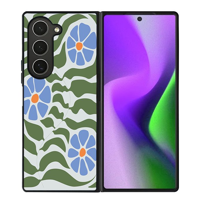 Blue Green Tea FZ4194 Samsung Galaxy Z Fold 6 2024 5G Case