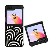 Monochrome Stripes FZ4198 Samsung Galaxy Z Flip 5 2023 5G Case
