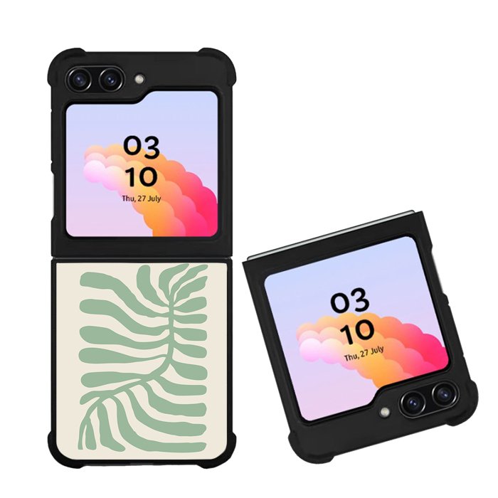 Green Leaf FZ4199 Samsung Galaxy Z Flip 5 2023 5G Case