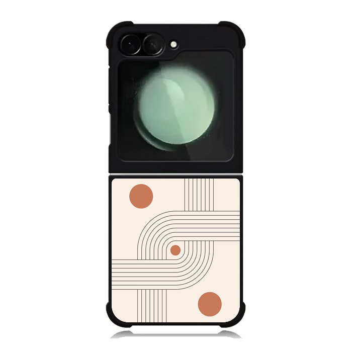 Orange Brown Beige FZ4204 Samsung Galaxy Z Flip 6 2024 5G Case