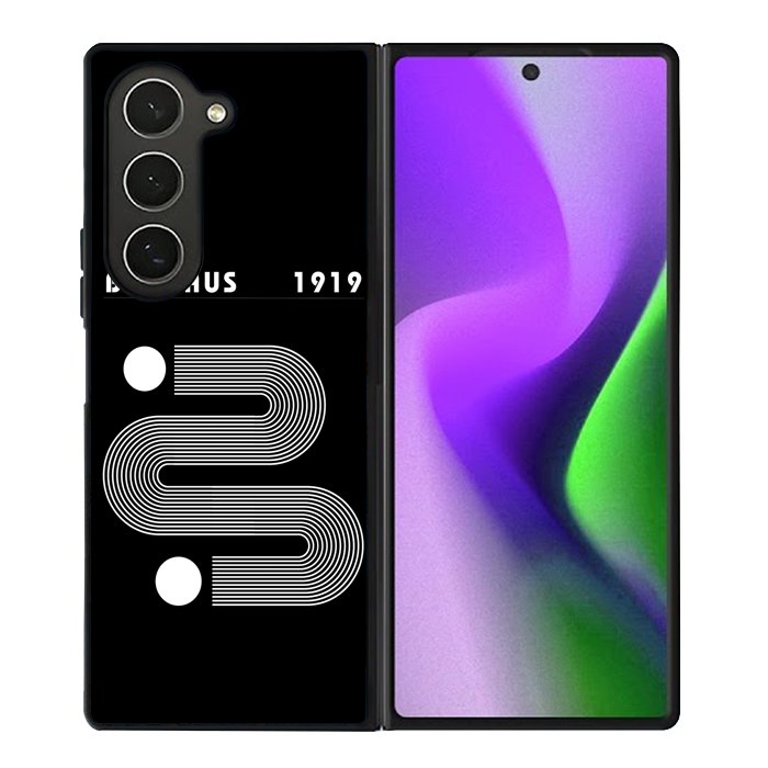 Black Bauhaus 1919 FZ4215 Samsung Galaxy Z Fold 6 2024 5G Case