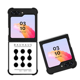 Retro Bauhaus White FZ4229 Samsung Galaxy Z Flip 5 2023 5G Case