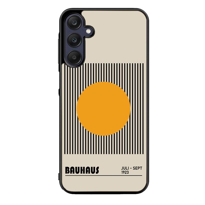 Black Yellow Bauhaus Minimalist FZ4253 Samsung Galaxy A25 5G Case