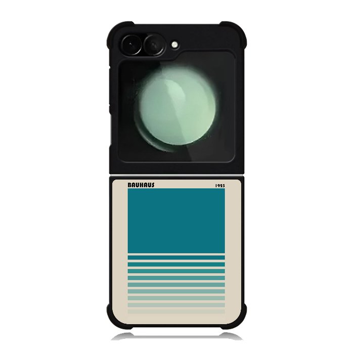 Bauhaus Blue Minimalist FZ4255 Samsung Galaxy Z Flip 6 2024 5G Case