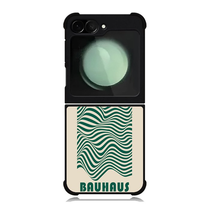 Bauhaus Poster Waves Green FZ4263 Samsung Galaxy Z Flip 6 2024 5G Case