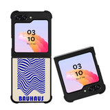 Bauhaus Poster Waves Blue FZ4266 Samsung Galaxy Z Flip 5 2023 5G Case
