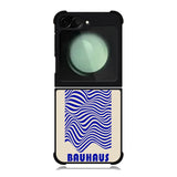 Bauhaus Poster Waves Blue FZ4266 Samsung Galaxy Z Flip 6 2024 5G Case