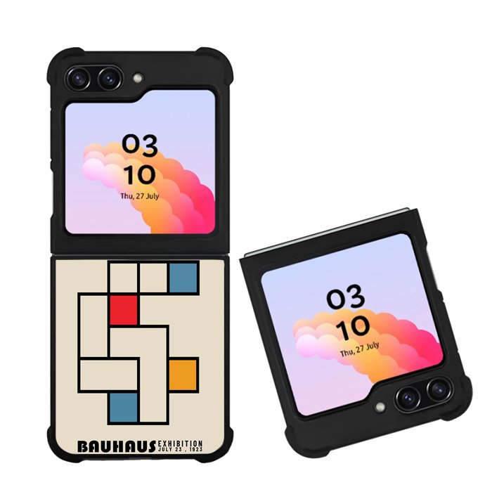 Geometric Bauhaus Exhibition FZ4278 Samsung Galaxy Z Flip 5 2023 5G Case