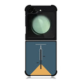 Generisch Bicycle Bauhaus Blue FZ4286 Samsung Galaxy Z Flip 6 2024 5G Case