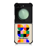 Bauhaus Geometric Abstract Colors FZ4293 Samsung Galaxy Z Flip 6 2024 5G Case