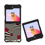 Bold Stripes Crimson Bauhaus FZ4299 Samsung Galaxy Z Flip 5 2023 5G Case