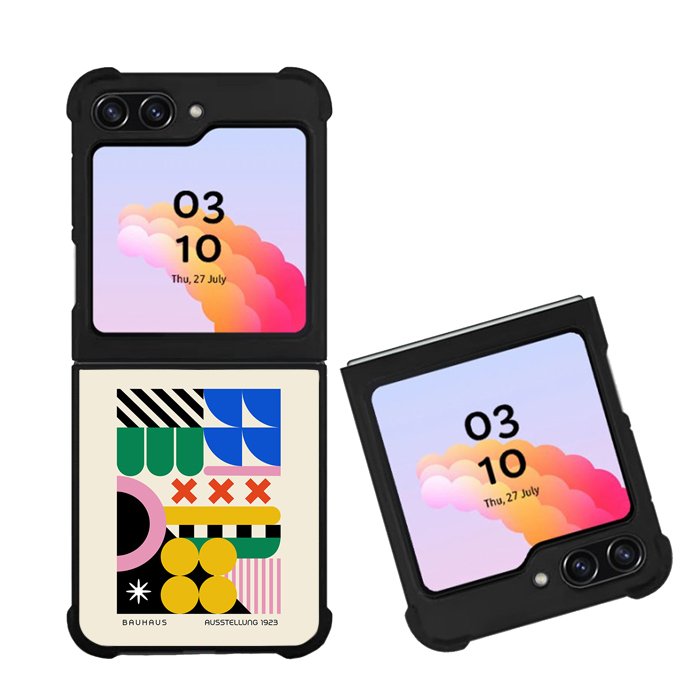 Bauhaus Exhibition 1923 Vintage FZ4302 Samsung Galaxy Z Flip 5 2023 5G Case